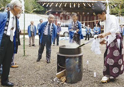 熊野神社で例大祭