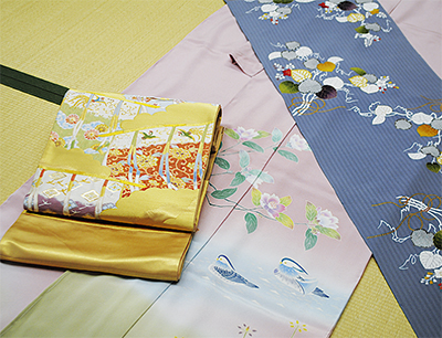 加賀友禅】 小さな七福神の訪問着