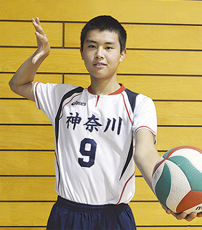 神奈川県選抜のバレーボールのユニホームバレーボール JOC