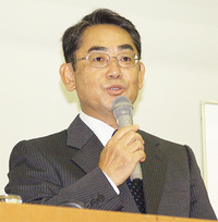 山田教育長も参加し、講話