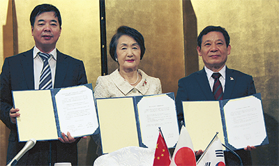 中韓と「友好都市協定」