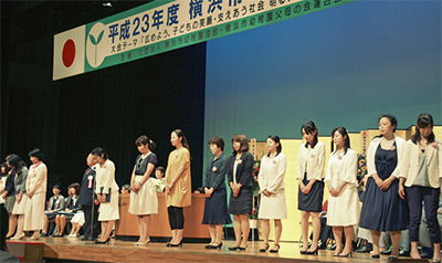 教員、職員に感謝状