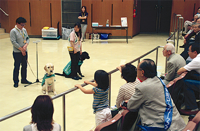 盲導犬勉強会開く