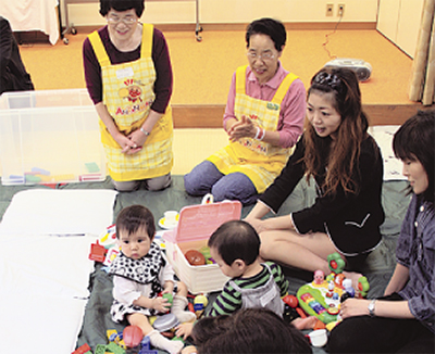 子育て施設巡るスタンプラリー