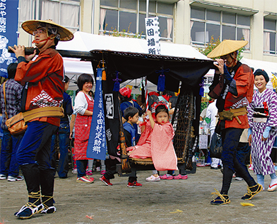 江戸時代の｢助郷｣を再現