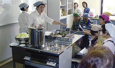 東京ガスがコンロ寄贈