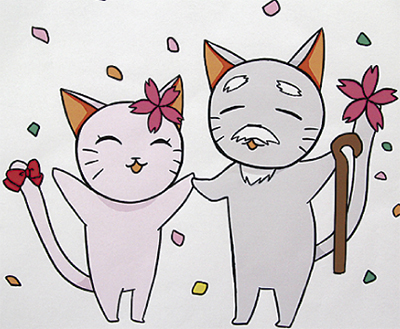 ｢猫｣がマスコットに