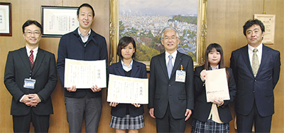 横総高、さくら貯金に寄付