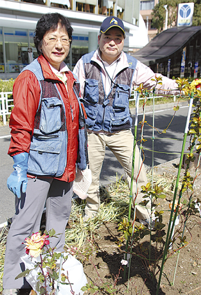 大通り公園に花を