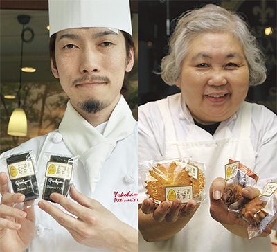 横浜食材で新銘菓作り