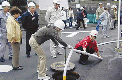 防災団が連帯感生む