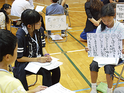 小中学生がいじめ考える