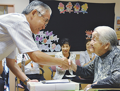 南区内の最高齢は106歳