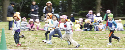５歳児180人 全力疾走