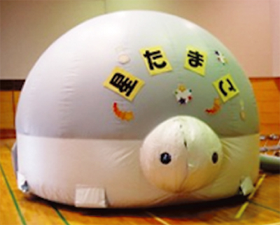 プラネタリウムで星空を