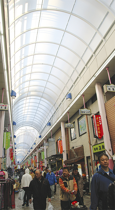 アーケードを改修