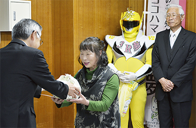 モデル地区に感謝状