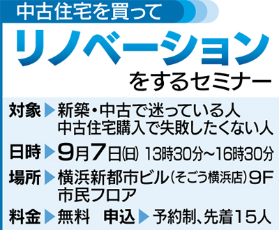 お宝物件の見分け方＆リノベーション成功術