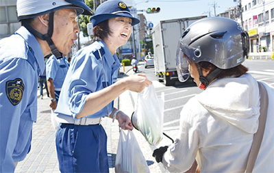 ｢二輪車事故の撲滅を｣