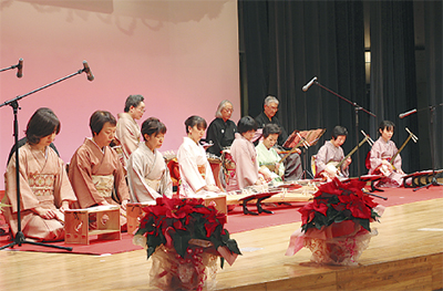 伝統文化感じる演奏会