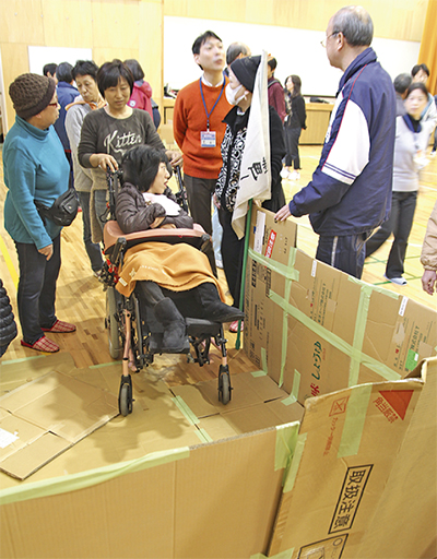 障害者の避難法考える