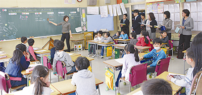 公開授業、全国が注目