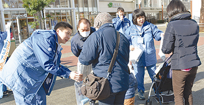 飲料水備蓄を呼び掛け