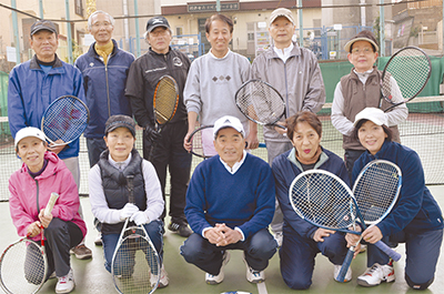 シニアテニス会が10周年