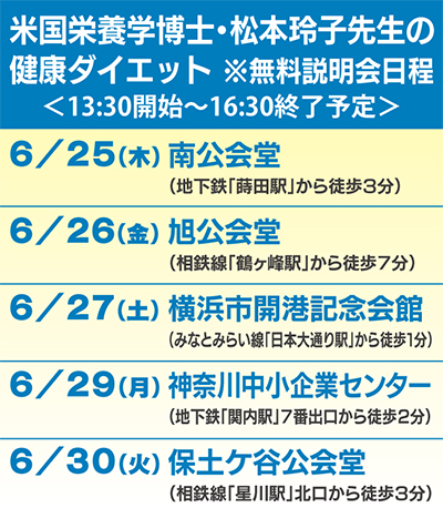 やせて太らない体作りが特徴