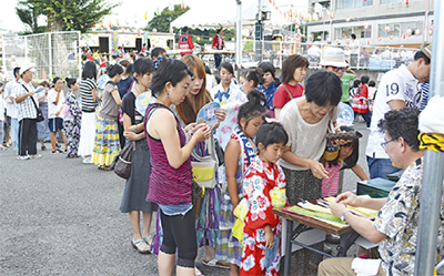 家族で楽しむ納涼祭