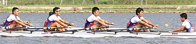 Ｙ校「男子５人乗り」で３位