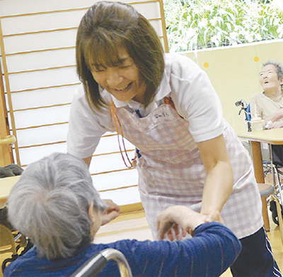 寄り添う介護で「やりがい」