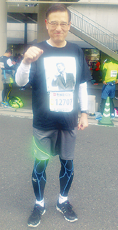 ｢横浜マラソン｣でフル完走