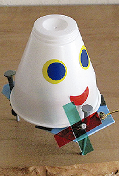 科学工作教室でロボットを作る