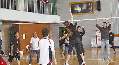 定住難民とスポーツ交流