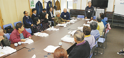 要援護者をサロンに