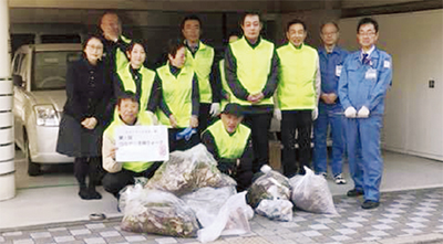 障害者に技術指導