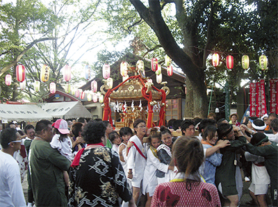 笠䅣稲荷神社で例大祭