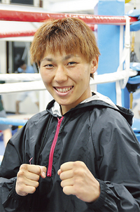 念願の世界タイトル戦に向け、厳しい練習に取り組む三好選手