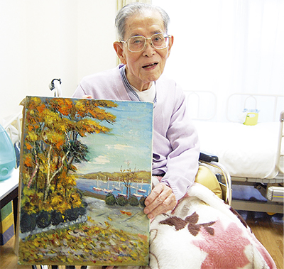 白鳥在住松本宏さん 卒寿迎え作品を義援金に 「気仙沼市に恩返ししたい