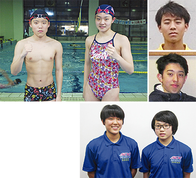市内から６人出場全国ＪＯＣ春季水泳大会