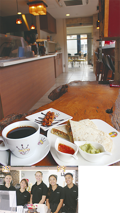 「外国気分」なカフェ上陸