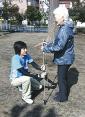 正しい歩き方を学ぶ
