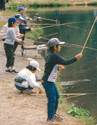 相模川で雑魚釣り教室
