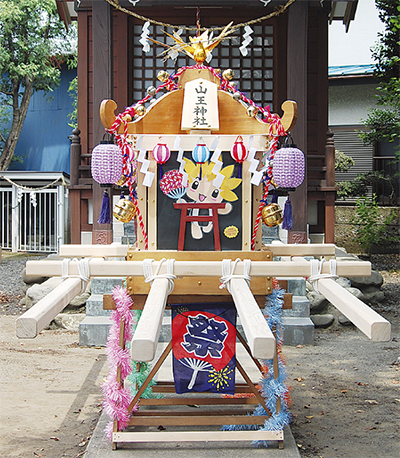 芹沢盆踊り 神輿で10周年に華 住民手づくりの催し あす3日（土