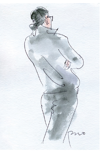 スケッチ　人物 人物画】箱からスケッチまで描く - YouTube