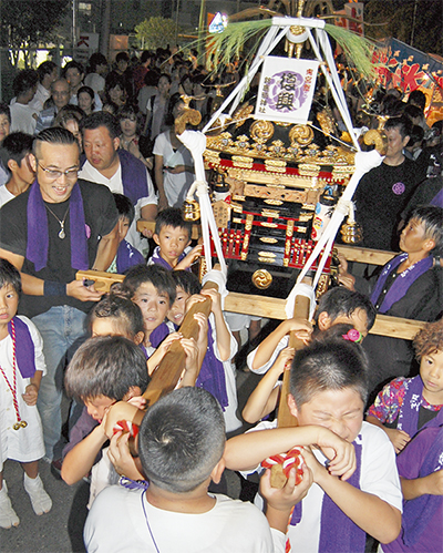 鈴鹿明神社入谷睦 子ども神輿、今年も 初練習へ参加者募る | 座間