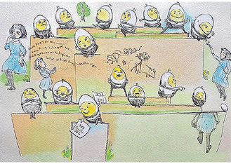 『Humpty Dumpty』２０１０年（『鏡の国のアリス』より）