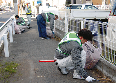 「箱根路」を清掃