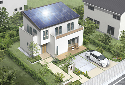 月々１万円台の支払いで太陽電池10kw搭載の注文住宅